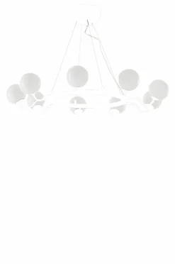 Taklampor|Kristallkronor & Takkronor|Jotex CURVY Taklampa Nickel satin