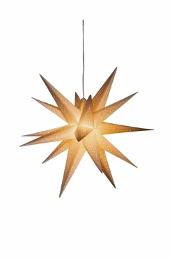 Julbelysning|Jotex 3-D Pappersstjärna LED Höjd 60 Cm Vit