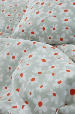 Barnsängkläder|Jotex DAISY MINI Påslakanset Spjälsäng - Ekologisk Grön