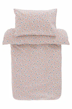 Barnsängkläder|Jotex DAISY MINI Påslakanset Spjälsäng - Ekologisk Rosa