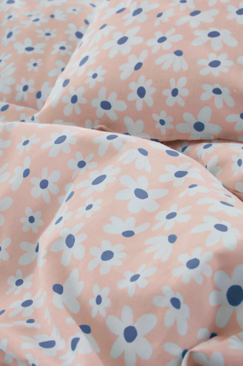 Barnsängkläder|Jotex DAISY MINI Påslakanset Spjälsäng - Ekologisk Rosa