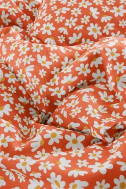 Påslakanset|Jotex DAISY Påslakanset Enkelsäng - Ekologisk Orange