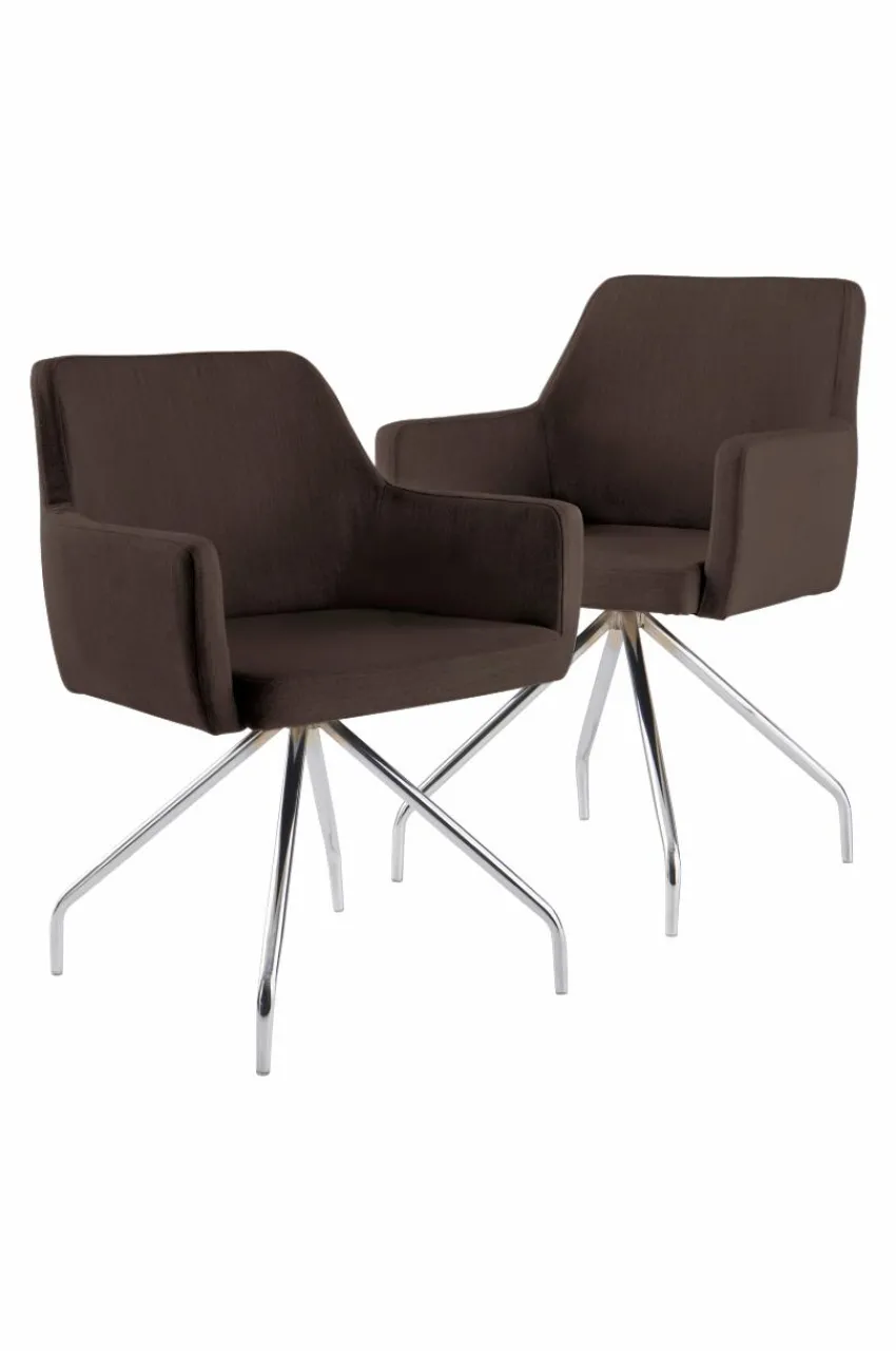 Stolar|Jotex DALA Stol 2-pack Varm gråbrun