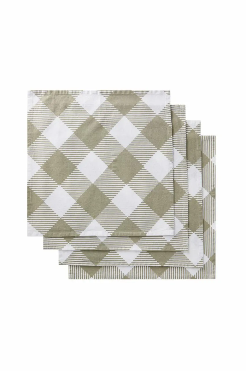 Servetter|Jotex DALIA Servett 4-pack Grön