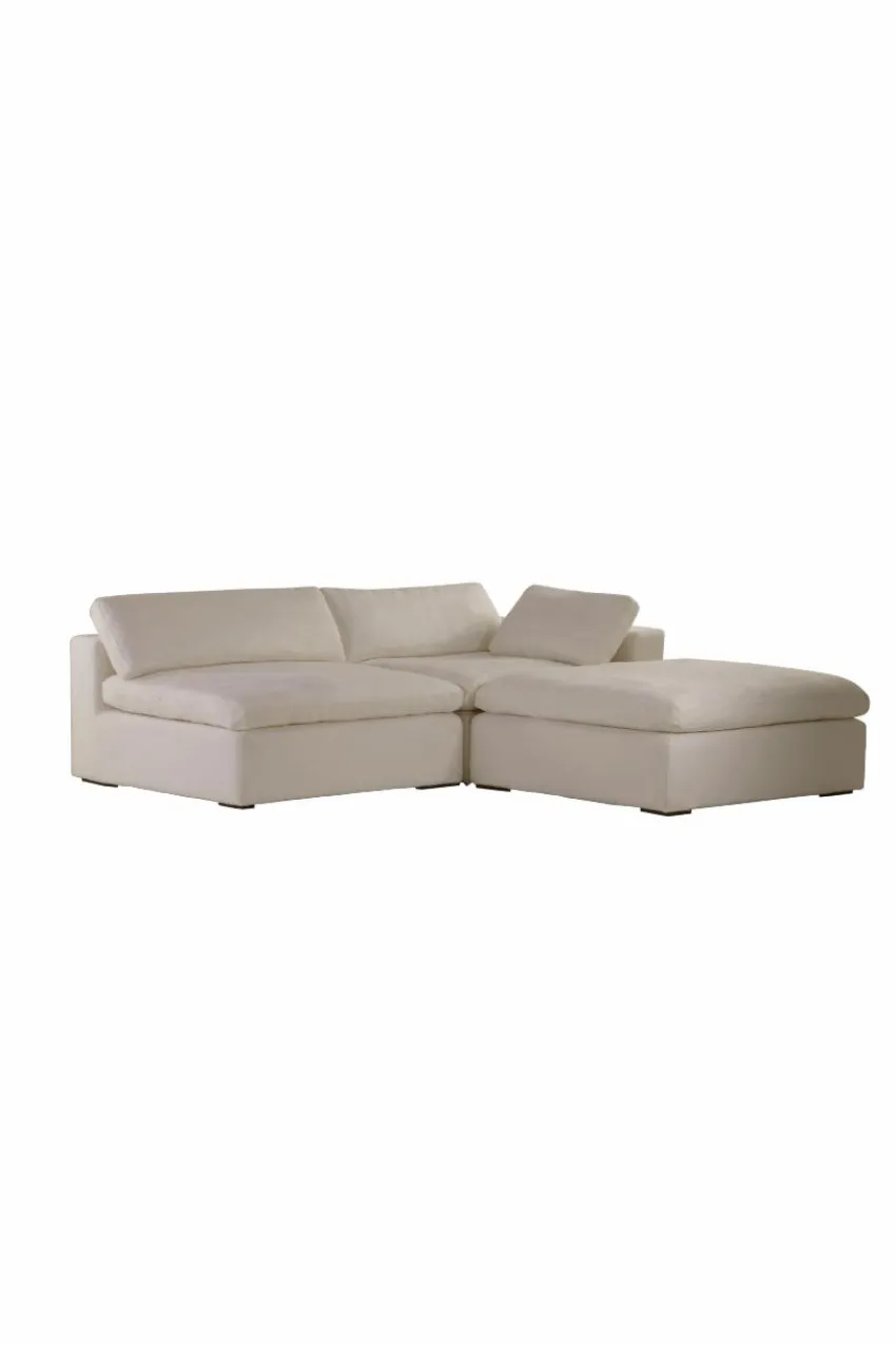 Sittpuffar|Fåtöljer|Jotex DALLAS Fotpall Beige