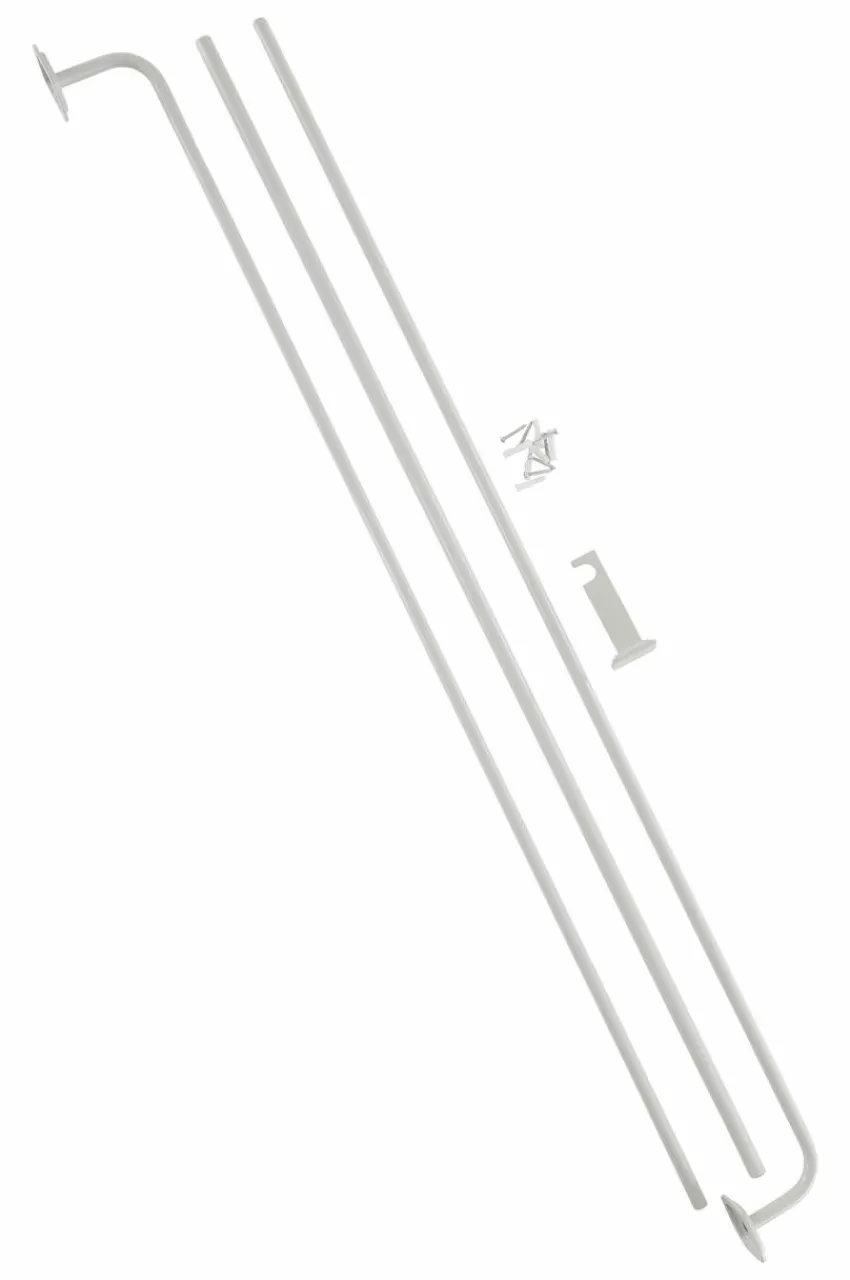 Gardinstänger|Jotex DANI Gardinstång Enkel 287-400 Cm Ljus kallgrå
