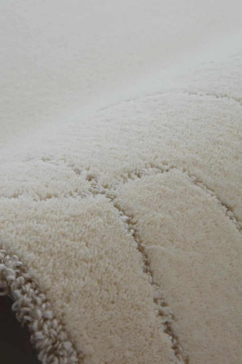 Ullmattor|Jotex DARDEL Ullmatta ø 220 Cm Naturvit