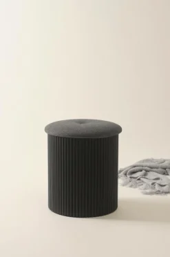 Sittpuffar|Pallar|Jotex DARWIN Sittpuff/pall ø 40 Cm Svart