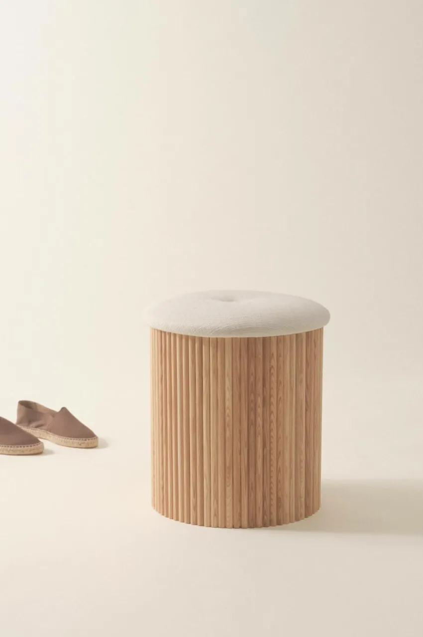 Sittpuffar|Pallar|Jotex DARWIN Sittpuff/pall ø 40 Cm Naturvit