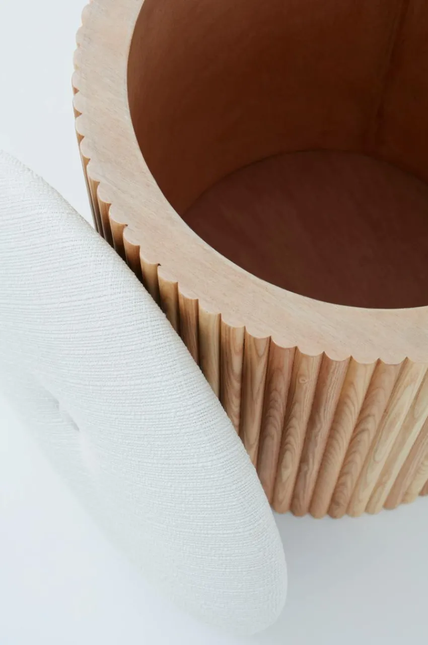 Sittpuffar|Pallar|Jotex DARWIN Sittpuff/pall ø 40 Cm Naturvit