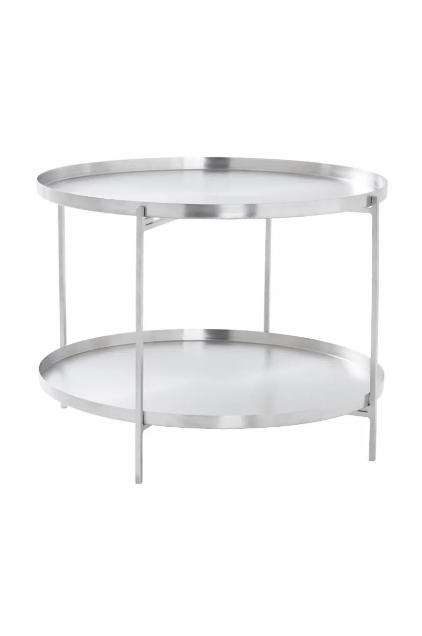 Bord|Jotex DAVIS Sidobord/brickbord ø 63 Cm Nickel