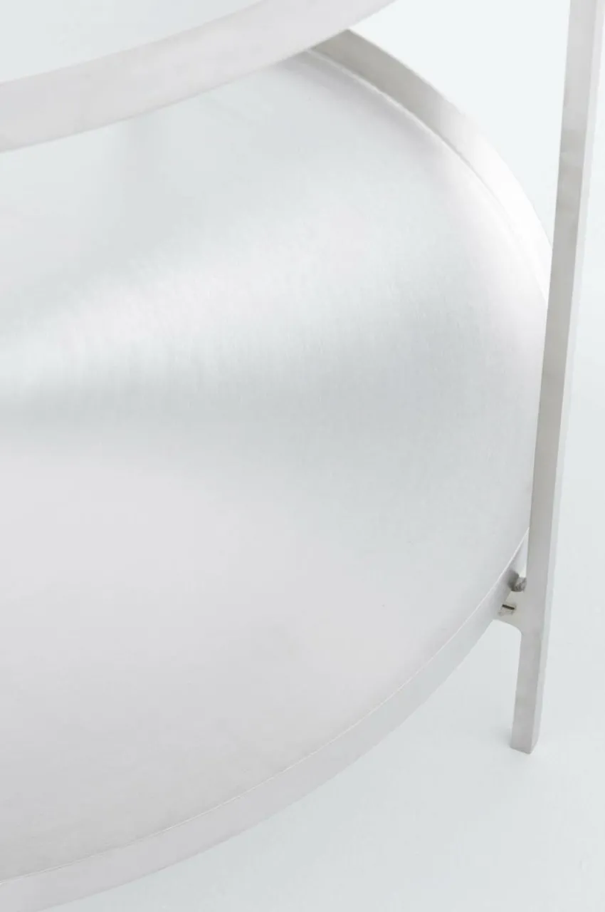 Bord|Jotex DAVIS Sidobord/brickbord ø 63 Cm Nickel