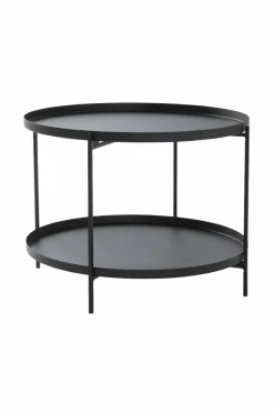 Bord|Jotex DAVIS Sidobord/brickbord ø 63 Cm Svart