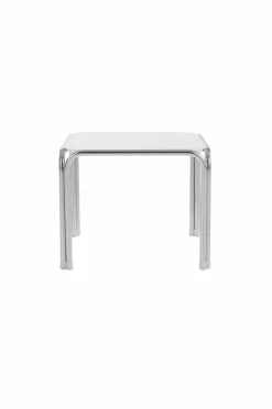 Bord|Jotex DAYTON Sidobord 45x45 Cm Vit/krom