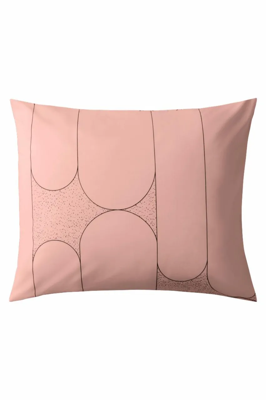 Örngott|Jotex DECO örngott 60x50 Cm Dimrosa/svart