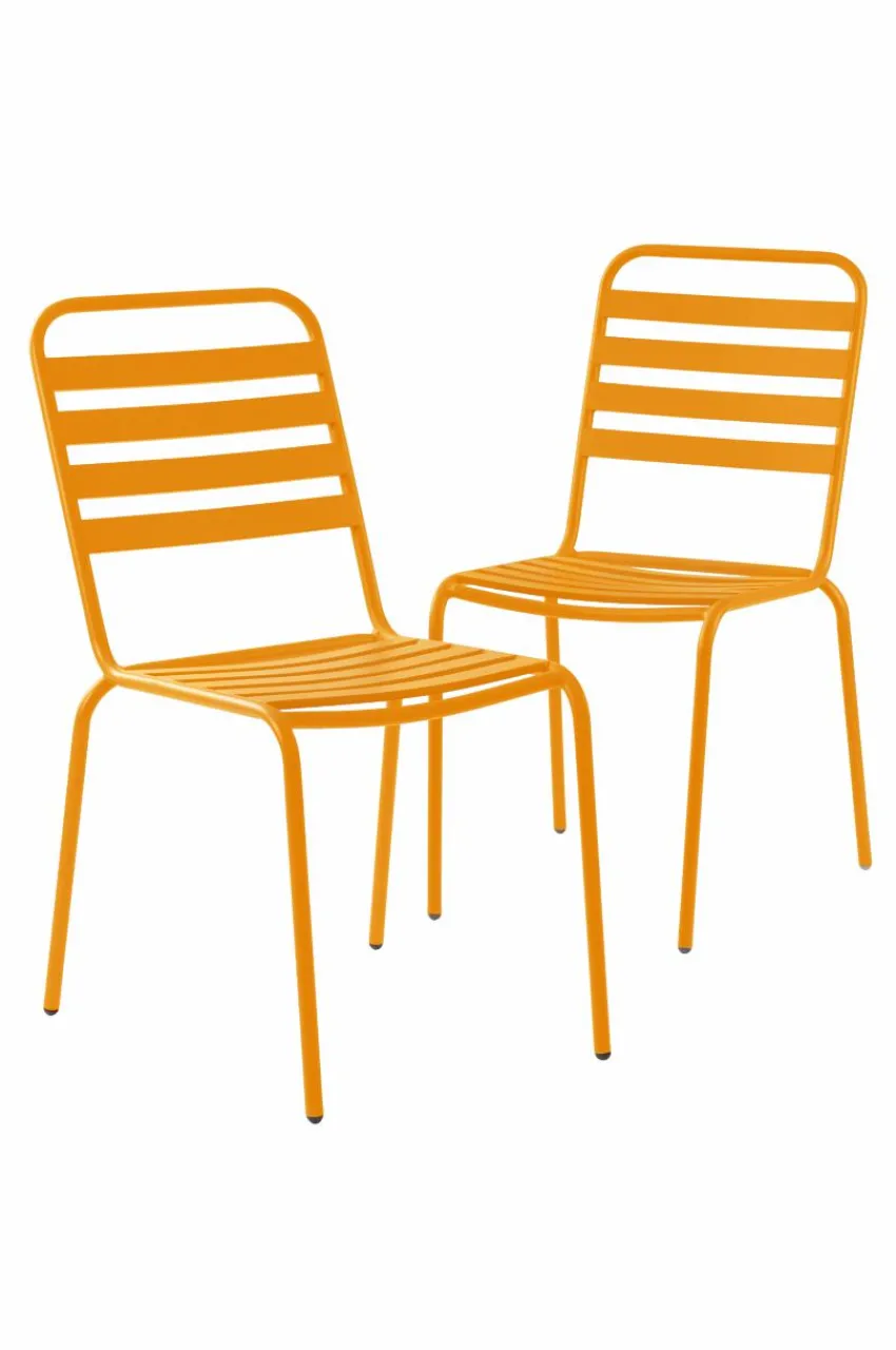 Utestolar & Utepallar|Utemöbler|Jotex DEIA Utestol 2-pack Orange