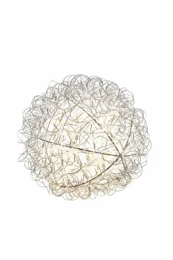 Julbelysning|Jotex Dekorationsboll Av Tråd, 25 Cm Silver
