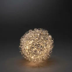 Julbelysning|Jotex Dekorationsboll Av Tråd, 25 Cm Silver