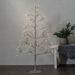 Utebelysning|Utebelysning|Jotex Dekorationsträd Flower Tree 120cm Silver