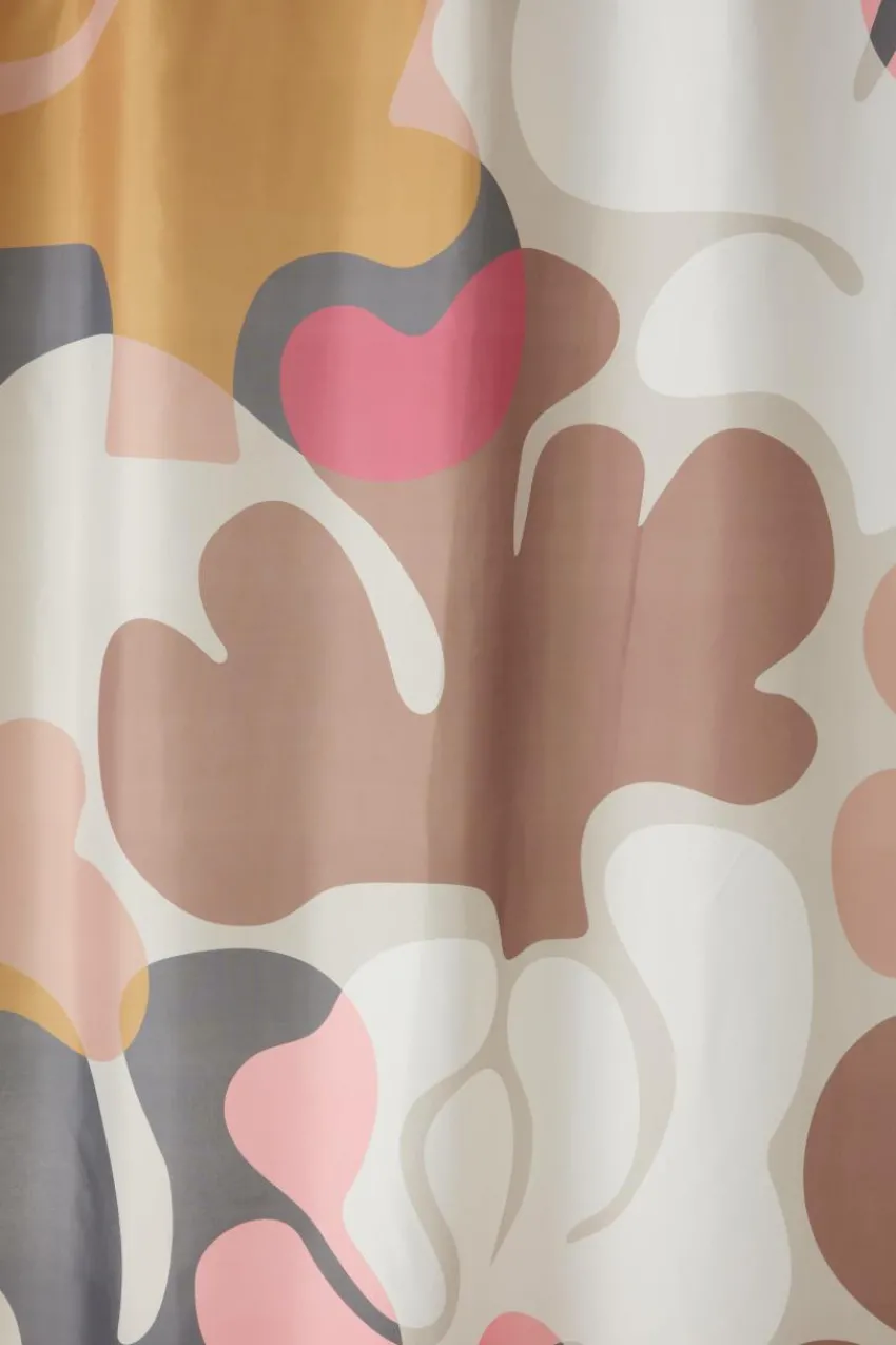 Duschdraperier|Jotex DELORES Duschdraperi Brun/beige/multi