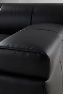 Soffor|Jotex DERMY Soffmodul Höger PU/ Lädermix Svart PU läder