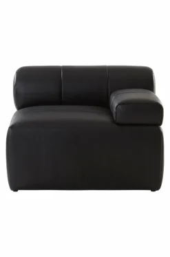 Soffor|Jotex DERMY Soffmodul Höger PU/ Lädermix Svart PU läder