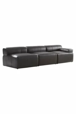 Soffor|Jotex DERMY Soffmodul Höger PU/ Lädermix Svart PU läder