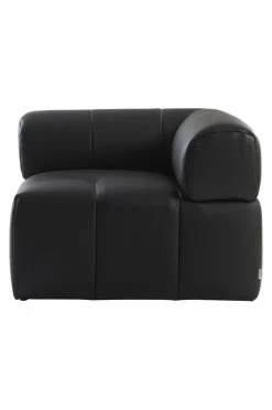 Soffor|Jotex DERMY Soffmodul Hörn PU/ Lädermix Svart
