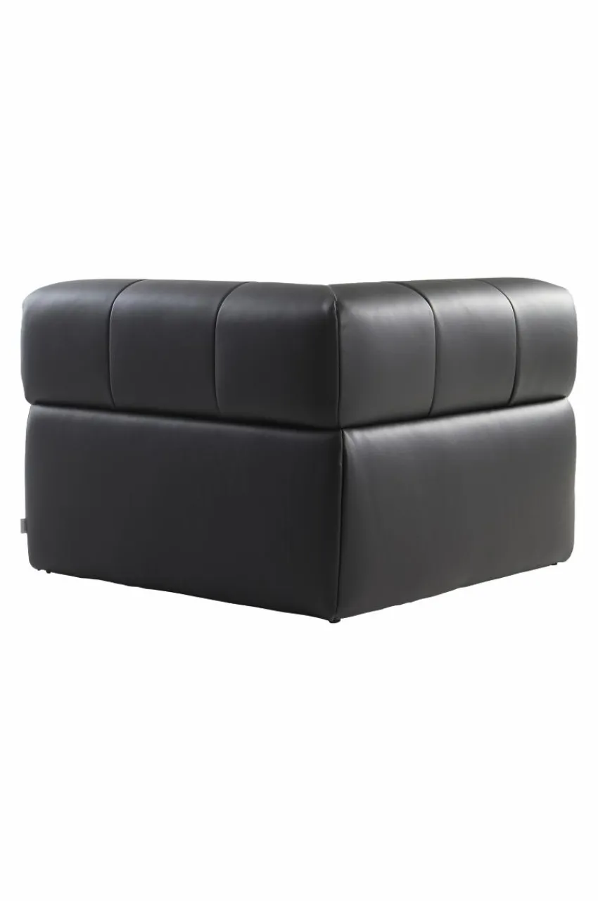 Soffor|Jotex DERMY Soffmodul Hörn PU/ Lädermix Svart