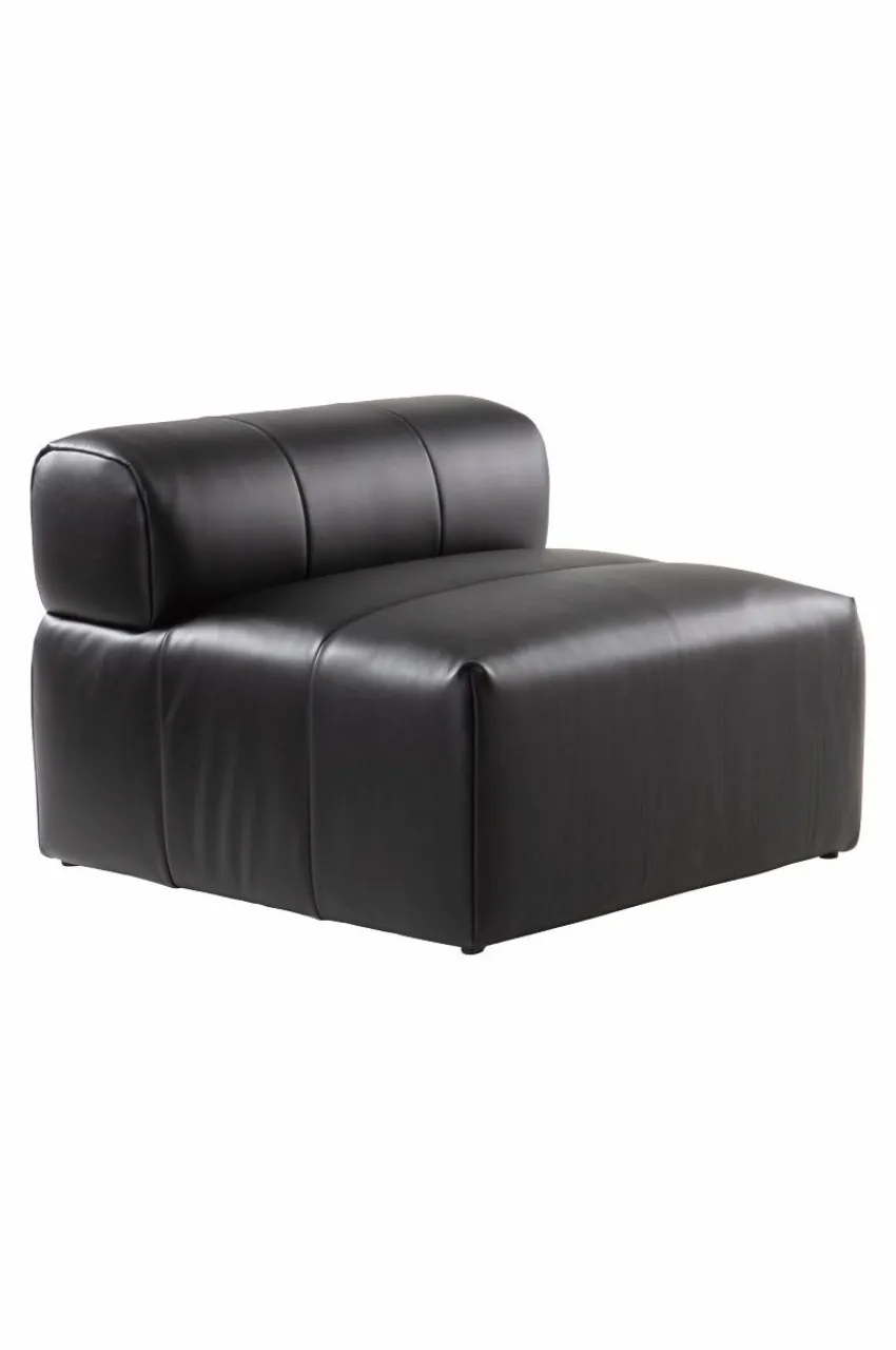 Soffor|Jotex DERMY Soffmodul PU/ Lädermix Svart PU läder