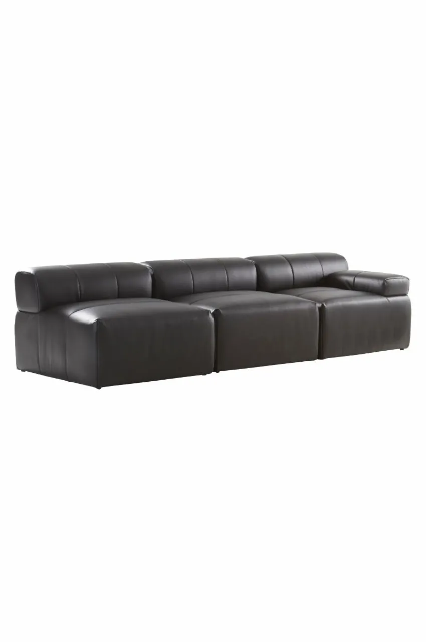 Soffor|Jotex DERMY Soffmodul PU/ Lädermix Svart PU läder