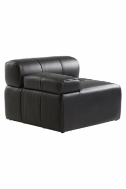 Soffor|Jotex DERMY Soffmodul Vänster PU/ Lädermix Svart PU läder