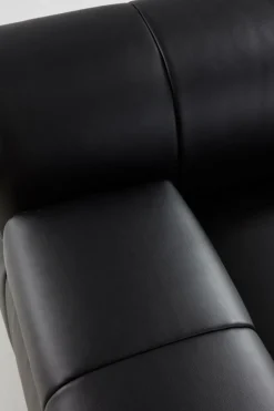 Soffor|Jotex DERMY Soffmodul Vänster PU/ Lädermix Svart PU läder