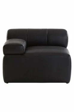 Soffor|Jotex DERMY Soffmodul Vänster PU/ Lädermix Svart PU läder