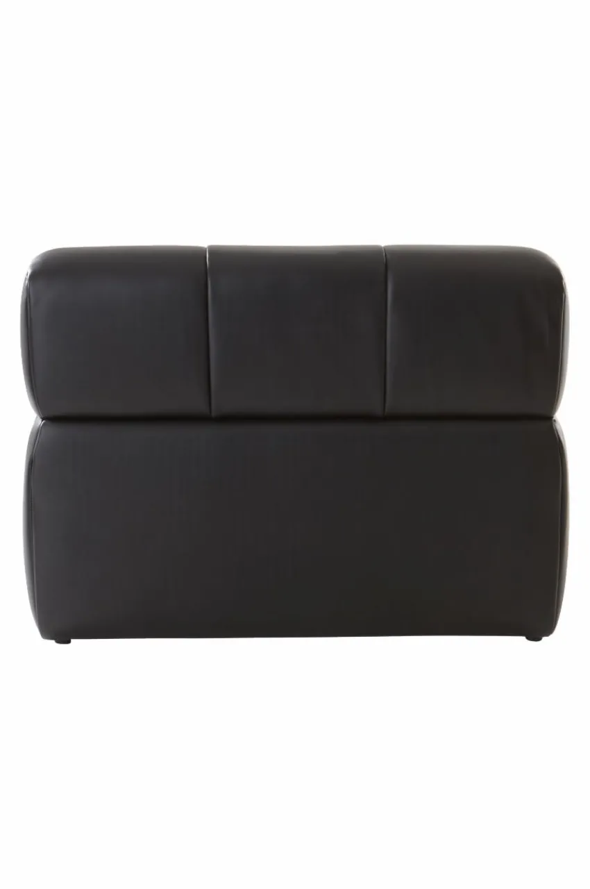 Soffor|Jotex DERMY Soffmodul Vänster PU/ Lädermix Svart PU läder