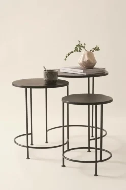 Bord|Jotex DESTIN Sidobord 3-pack Svart
