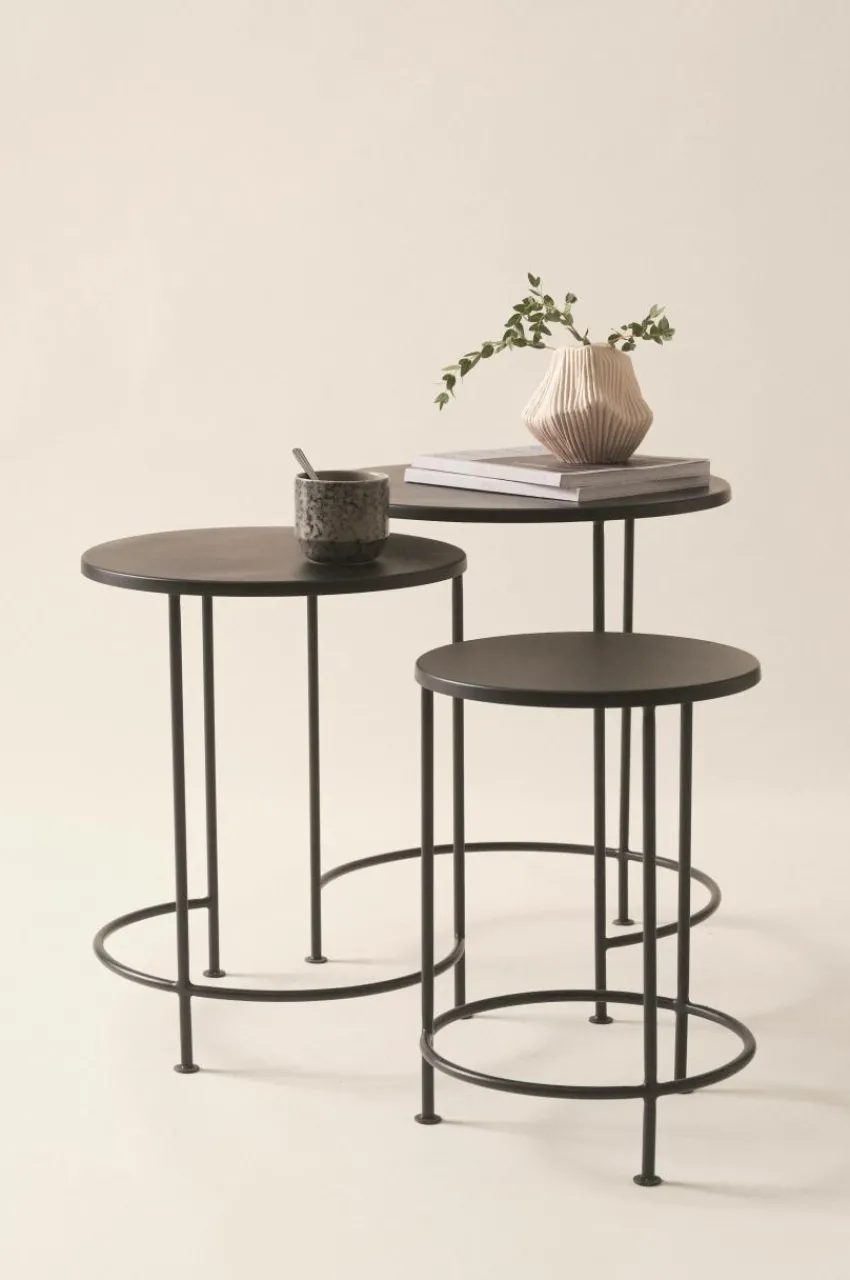 Bord|Jotex DESTIN Sidobord 3-pack Svart