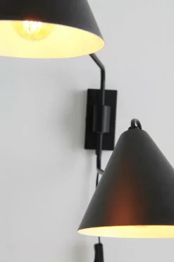 Vägglampor|Jotex DEUX Vägglampa Matt svart