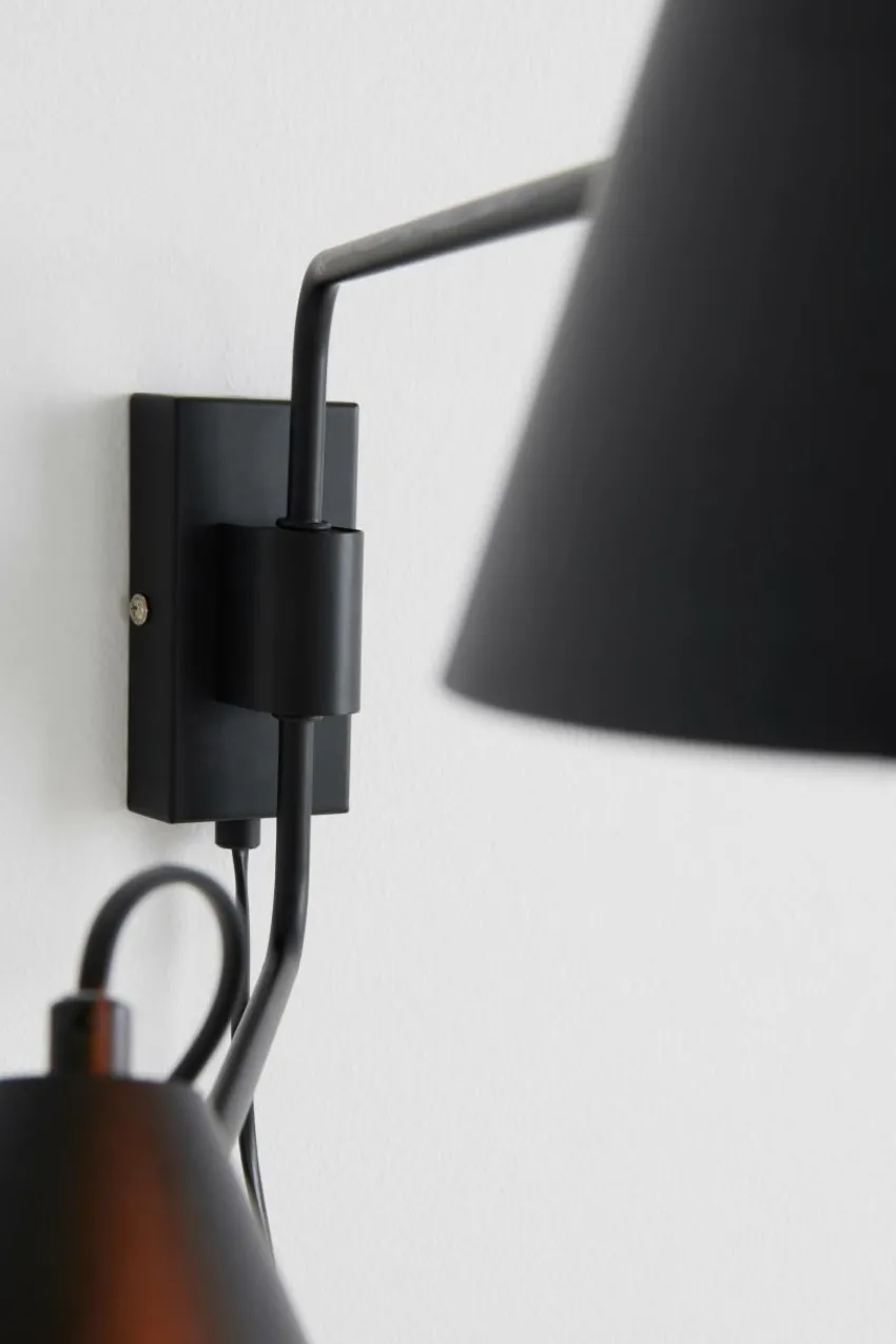 Vägglampor|Jotex DEUX Vägglampa Matt svart