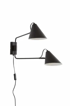 Vägglampor|Jotex DEUX Vägglampa Matt svart