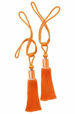 Gardinomtag|Jotex DIARA Tofsomtag 2-pack Orange