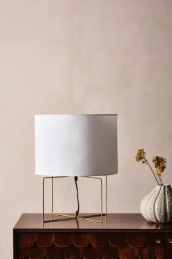 Bordslampor|Jotex DIEGO Bordslampa Vit/guld