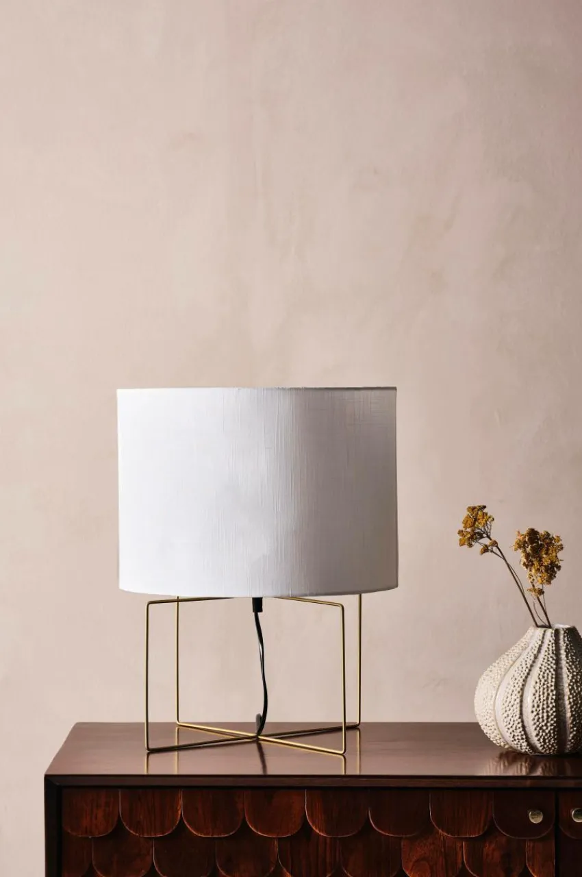Bordslampor|Jotex DIEGO Bordslampa Vit/guld