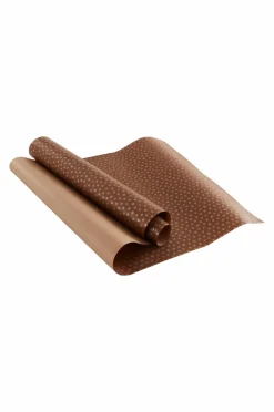 Presentpapper & Snöre|Juldekoration|Jotex DITTE Presentpapper - Längd 10 Meter Kanelbrun/guld