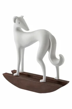 Prydnadssaker|Jotex DOG SWING Dekorationsfigur Vit/brun