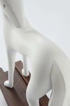 Prydnadssaker|Jotex DOG SWING Dekorationsfigur Vit/brun