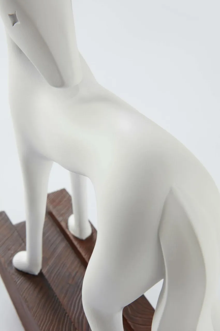 Prydnadssaker|Jotex DOG SWING Dekorationsfigur Vit/brun