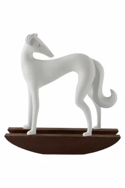 Prydnadssaker|Jotex DOG SWING Dekorationsfigur Vit/brun