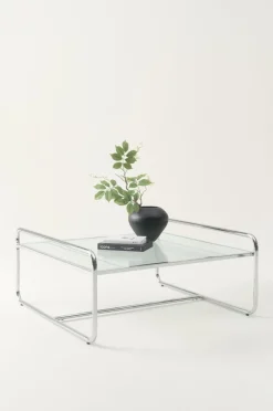 Bord|Jotex DOMINGO Soffbord 100x100 Cm Krom