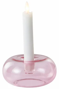 Ljusstakar|Jotex DONUT Ljusstake Rosa